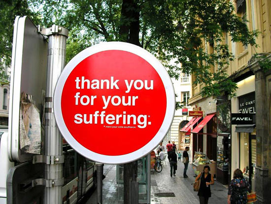 Thank You For Your Suffering